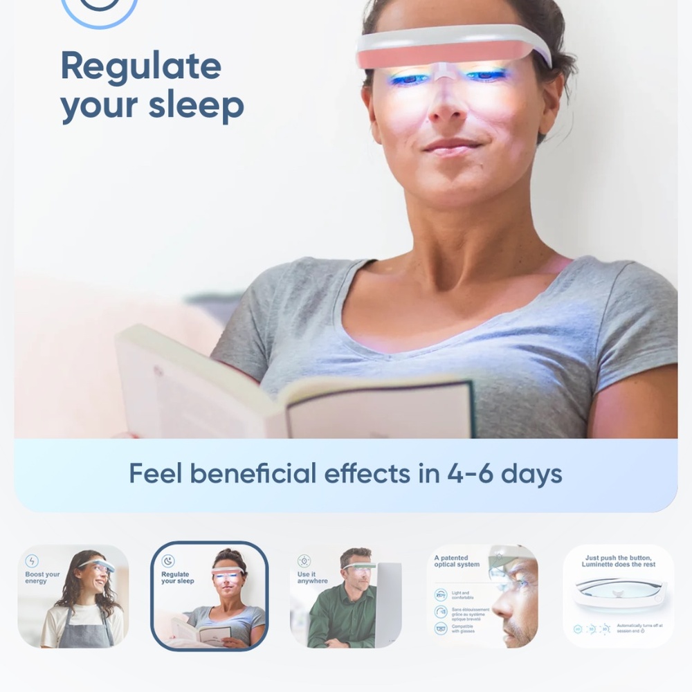 Luminette 3 light therapy glasses - Picture 4 of 5